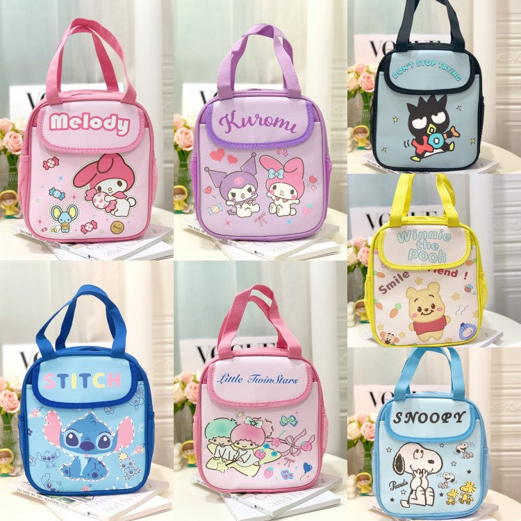 Japanese cute large-capacity lunch box bag portable lunch bag with rice at work high-value portable aluminum foil lunch bag.