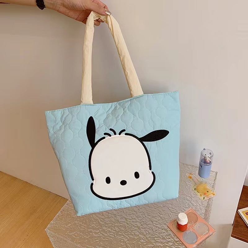 Sanrio cute fluffy shopping bag handle bag