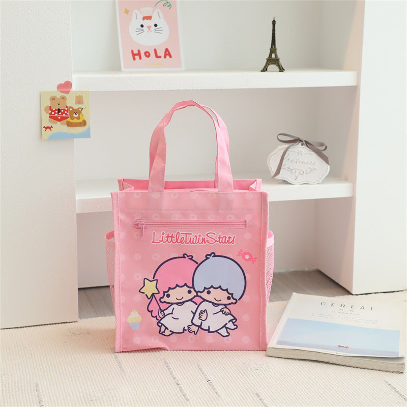 【B-0052】Japanese Cartoon Large Capacity Student Portable Tutorial Bag for Elementary School Students