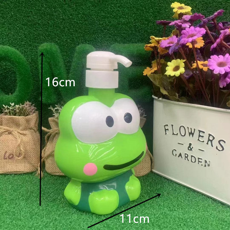 【T-0025】Cartoon bottle stereo cat press bath bottle shampoo hand sanitizer detergent storage bottle