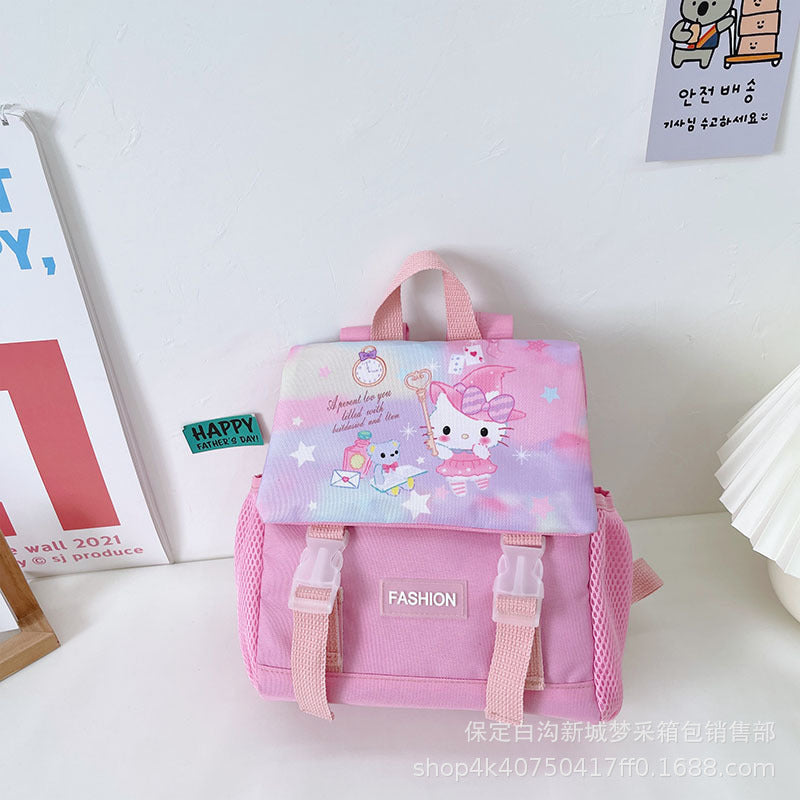 【B-0023】Children bags in the autumn of 2021, the new cartoon cute unicorn backpack foreign girls&#039; kindergarten bag bags.