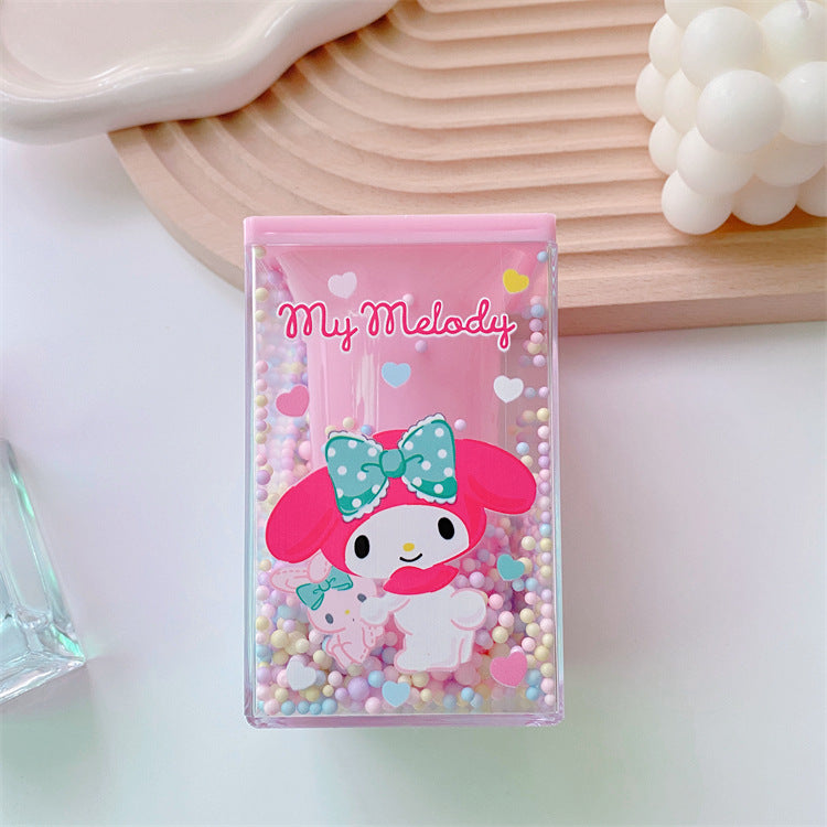 PC dog dream bubble pen holder cartoon student desktop stationery storage box pen box cute Kulomi storage box