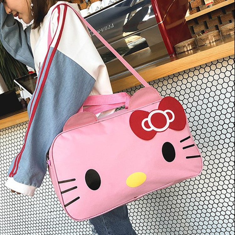 【B-0038】Big capacity HK various color PU leather travel bag gym bag duffel bag