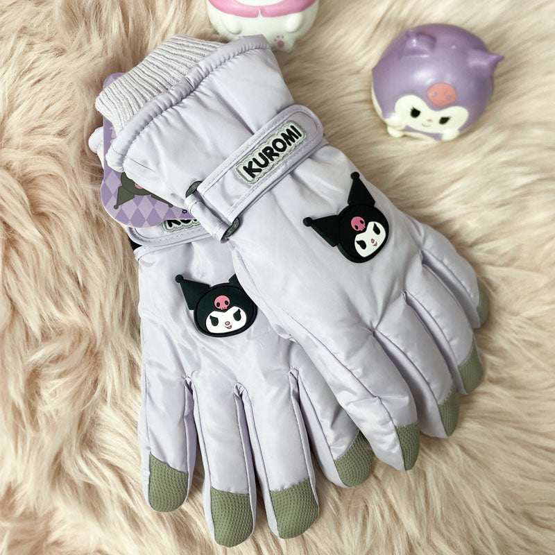 【DU-0033】Sanliou Outdoor Touch Screen Ski Gloves Winter Women's Plush Thickened Cold and Warm Student Cycling Windproof and Anti slip