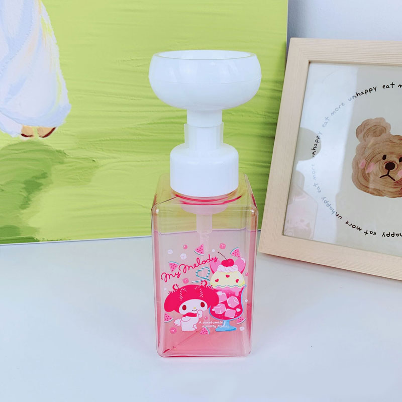 【T-0015】Cute flower bubble bottle children love to wash their hands fun hand sanitizer shower gel bottled cartoon empty bottle large.