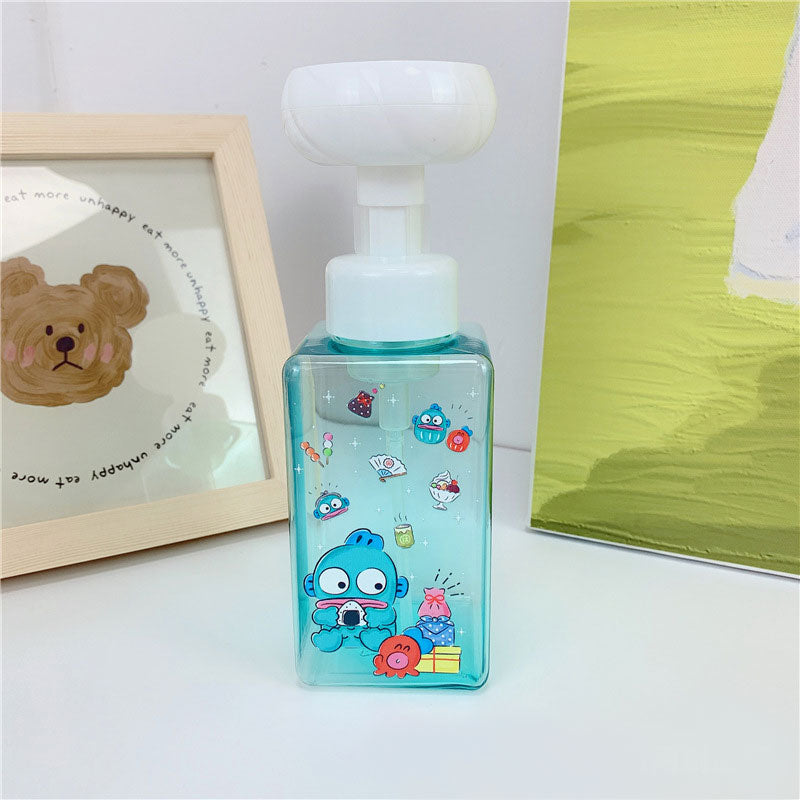 【T-0015】Cute flower bubble bottle children love to wash their hands fun hand sanitizer shower gel bottled cartoon empty bottle large.