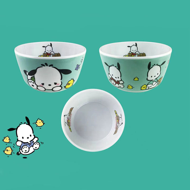 Cartoon shape bowl KT cat cartoon bowl children do not break small bowl rice bowl