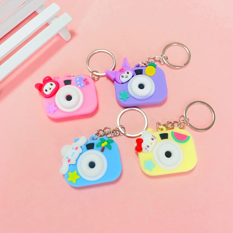 【TY-00013】Creative Camera Sanliou Cartoon Keychain Promotion Promotion Training Gift Event Small Gift Pendant