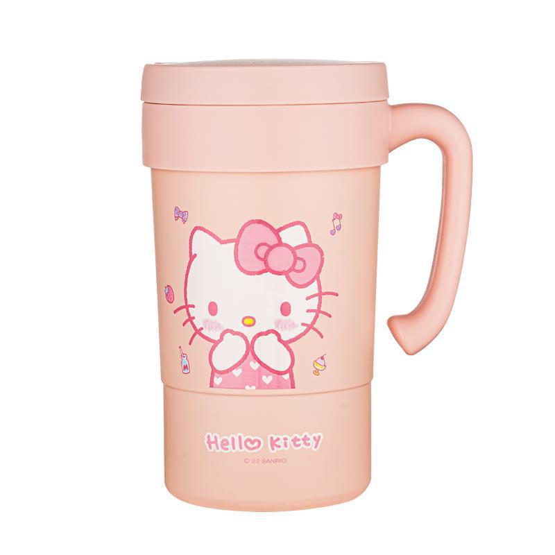 Mug with straw cute office water cup girl high value hellokitty Cup coffee mug