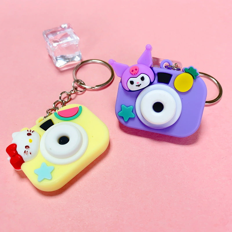 【TY-00013】Creative Camera Sanliou Cartoon Keychain Promotion Promotion Training Gift Event Small Gift Pendant