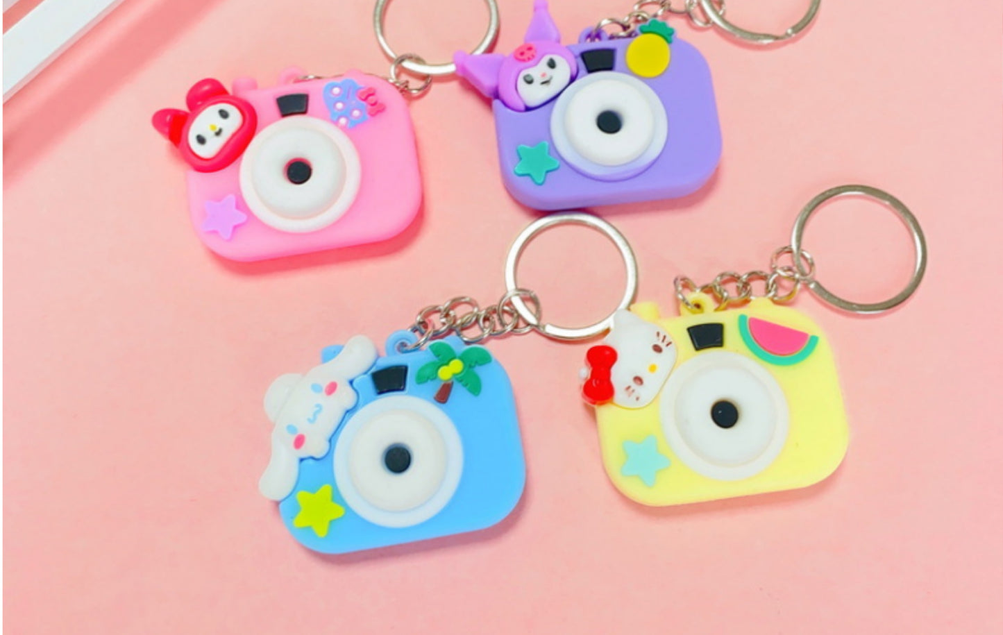 【TY-00013】Creative Camera Sanliou Cartoon Keychain Promotion Promotion Training Gift Event Small Gift Pendant