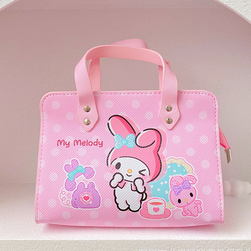 Japanese cute girl heart messenger bag mobile phone bag Kulomi shoulder bag children&#039;s spring outing in small backpack