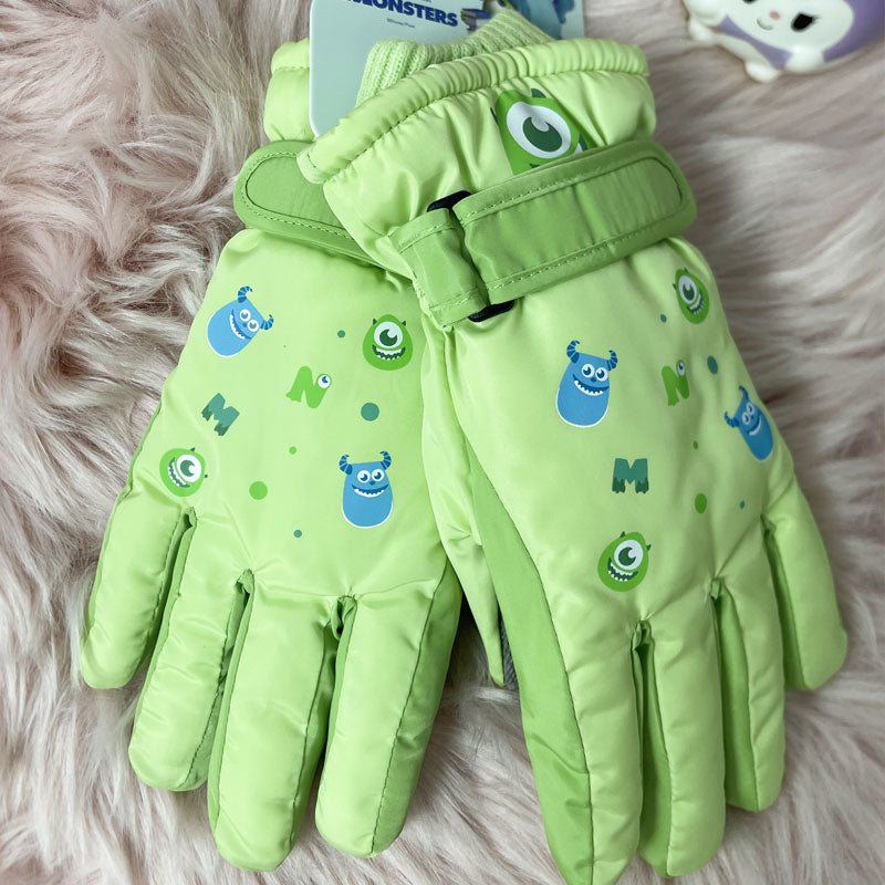 【DU-0033】Sanliou Outdoor Touch Screen Ski Gloves Winter Women's Plush Thickened Cold and Warm Student Cycling Windproof and Anti slip