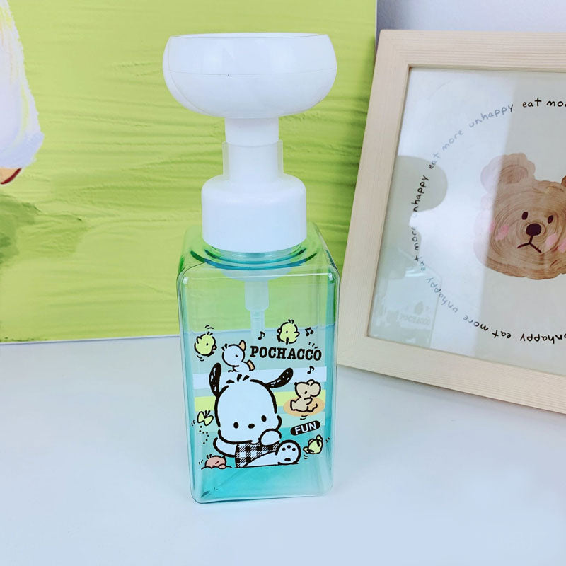 【T-0015】Cute flower bubble bottle children love to wash their hands fun hand sanitizer shower gel bottled cartoon empty bottle large.